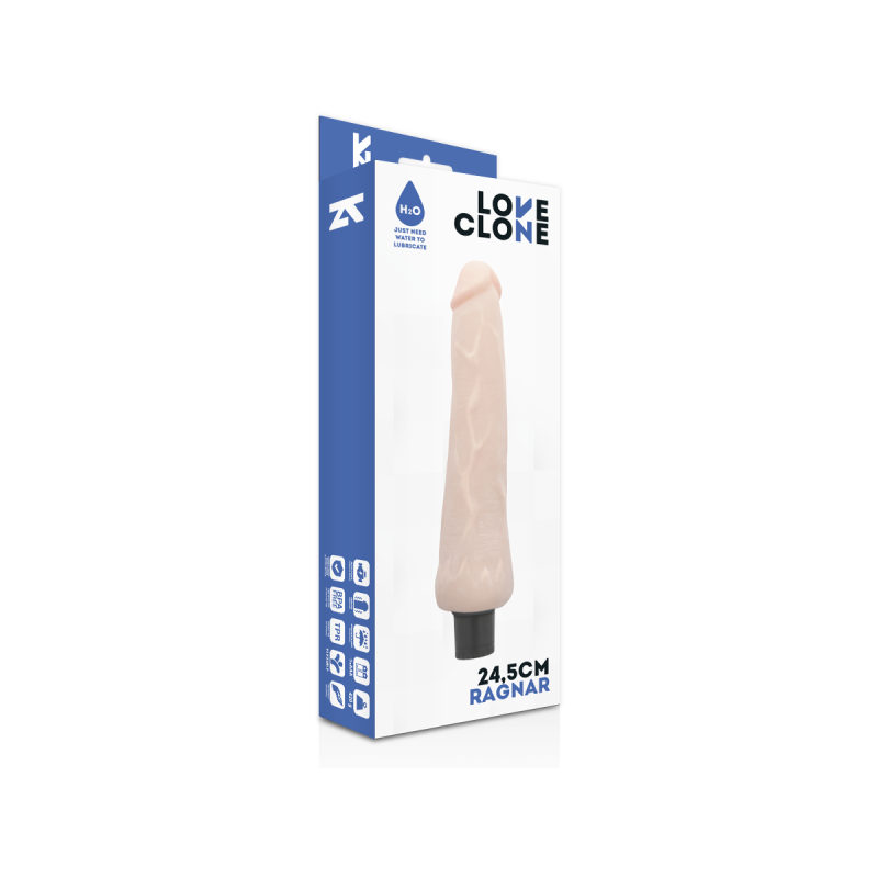 Loveclone - Ragnar Selbstschmierender Vibrator 24.5 Cm - O - 3.5 Cm