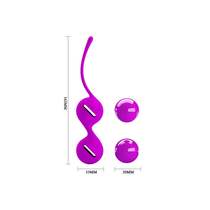 Pretty Love - Orgasmic Balls Kegel Tighten Up I Lila | Vybes.it