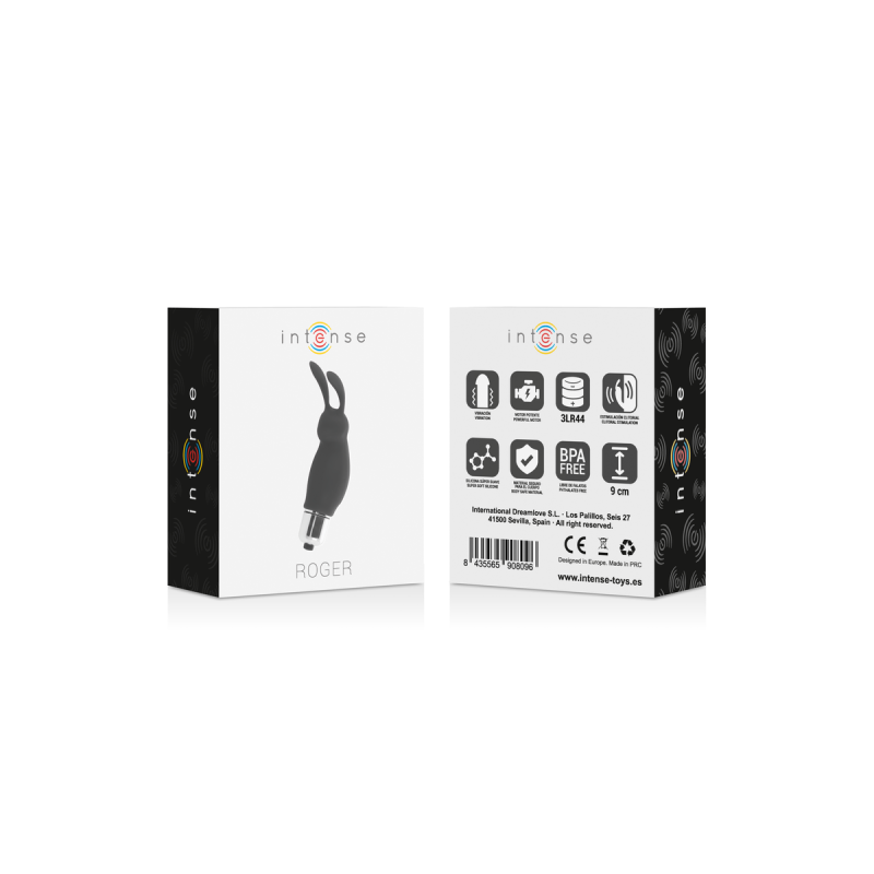 INTENSE - CONIGLIO ROGER NERO - INTENSE FUN TOYS - Stimolatori