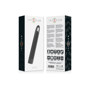 INTENSE - VITO BLACK VIBRATOR - INTENSE FUN TOYS - Stimulators