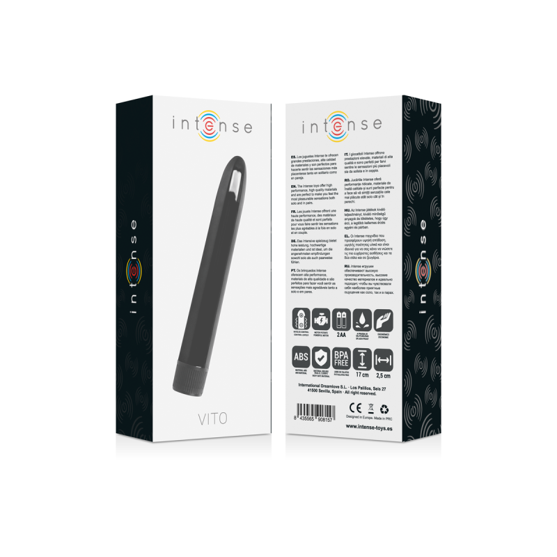 INTENSE - VITO SCHWARZ VIBRATOR - INTENSE FUN TOYS - Stimulatoren