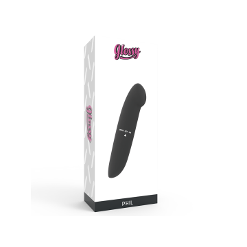 GLOSSY - VIBRATORE PHIL NERO - Mini vibratori | Vybes.it
