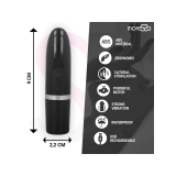 Moressa - Ivy Masajeador Simulador Labial De Viaje Negro | Vybes.it