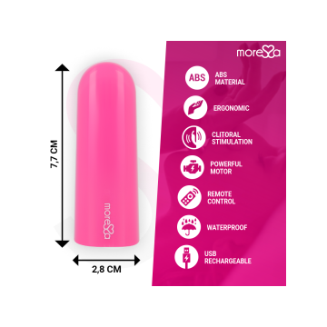 Moressa - Nix Potente Vibrador Multi Juegos Control Remoto Rosa |