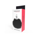 Darkness - Extra Buttplug Anal Con Cola Negro 7 Cm | Vybes.it