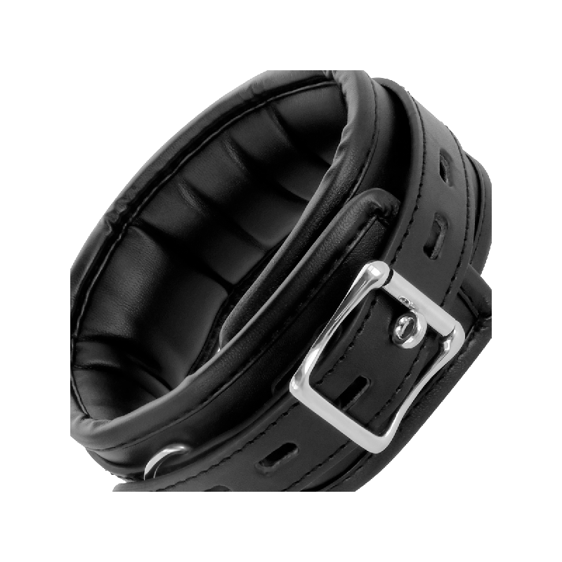 Darkness - Collier En Cuir Souple Avec Chaîne | Vybes.it