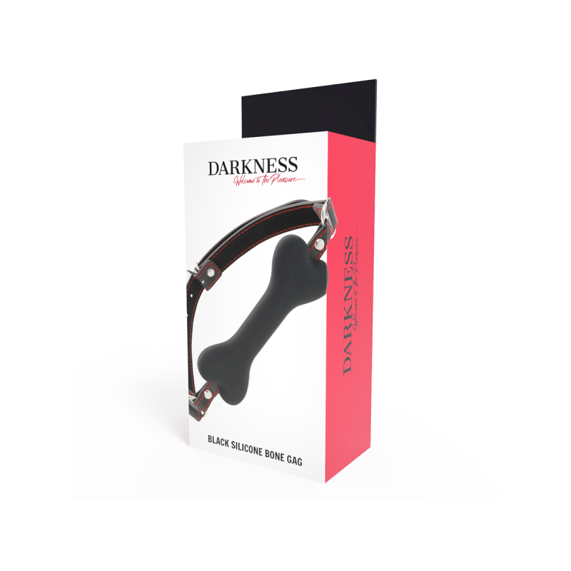 Darkness - Bâillon En Silicone Noir | Vybes.it