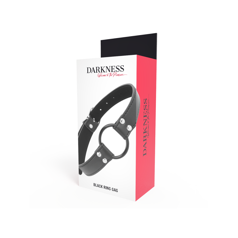 DARKNESS - BAVAGLIO CON ANELLO DIAMETRO 3,6 CM - DARKNESS BONDAGE - M…