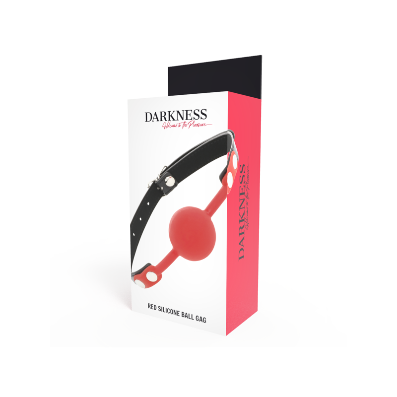 Darkness - Bâillon En Silicone Rouge | Vybes.it
