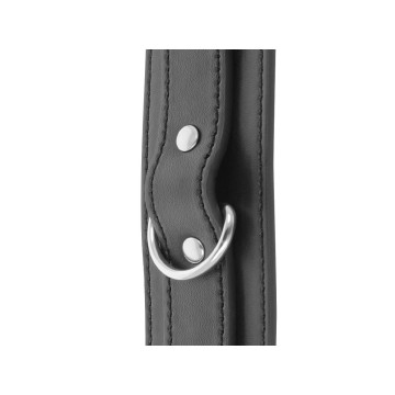 Darkness - Schwarze Verstellbare Handschellen Mit Doppeltem