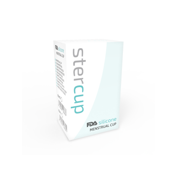 STERCUP - FDA SILICONE MENSTRUAL CUP AQUAMARINE - SIZE L