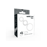 ADDICTED TOYS - RINGS SET FOR PENIS TRANSPARENT - Cockrings without v…