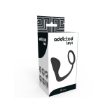 Addicted Toys - Plug Anal Avec Anneau Pénis Noir | Vybes.it