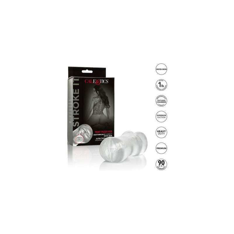 Calexotics - Stroke It Masturbador Vagina/Ano Traslúcido | Vybes.it
