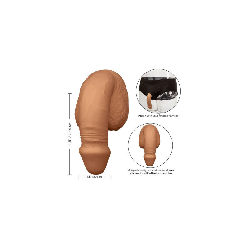 Calexotics - Silicone Packing Penis 12.75 Cm Caramel | Vybes.it
