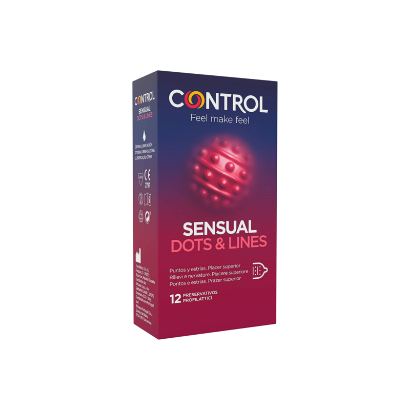 CONTROL - POINTS & LIGNES SENSUELLES POINTS ET VERGETURES 12 UNITÉS -…