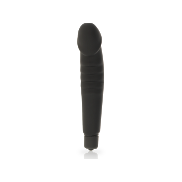 Dolce Vita - Realistic Pleasure Vibrador Silicona Negro | Vybes.it