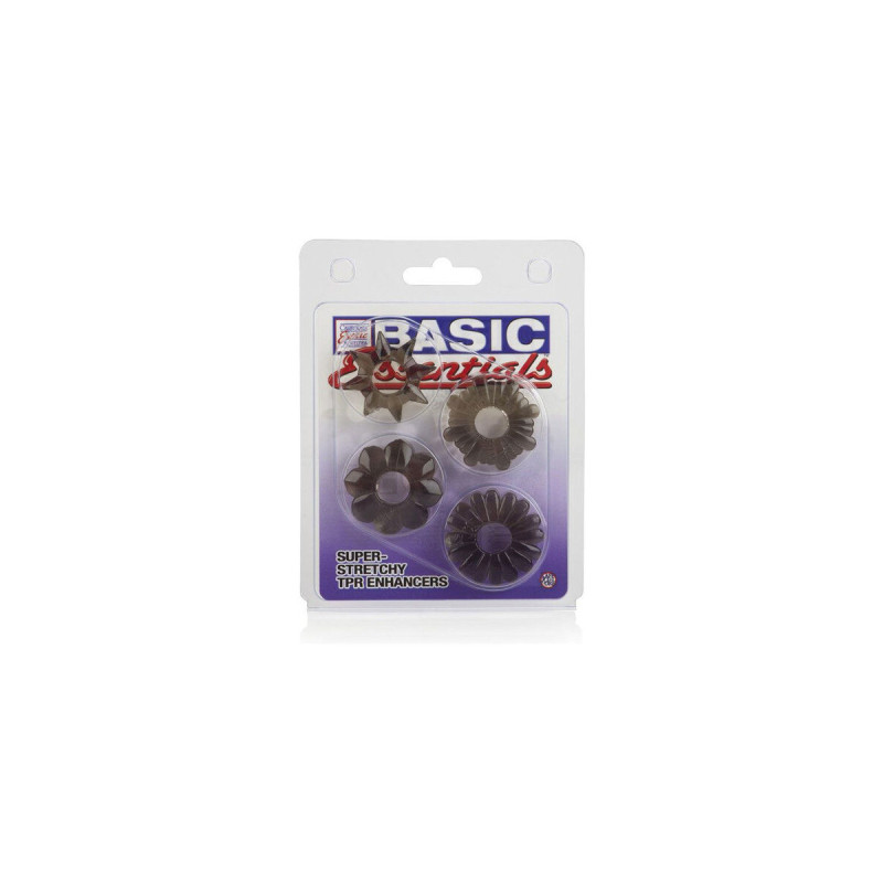 CALEXOTICS - PAQUET DE 4 ESSENTIELS DE BASE - Accessoires de pénis