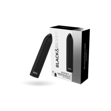Black&Silver - Kernex 2 Proiettile Magnetico Vibrante Nero |