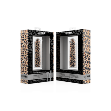 Custom Bullets - Bala Recargable Leopard 10 Intensidades | Vybes.it