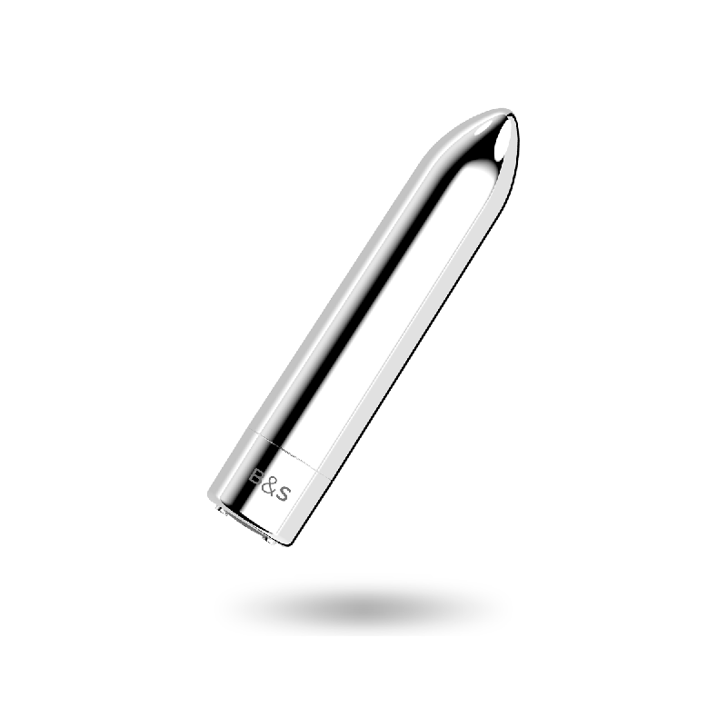 Black&Silver - Kailan 2 Proiettile Magnetico Vibrante Argento |