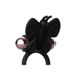 Coquette Chic Desire - Cock Ring Butterfly Anillo Vibrador Negro /
