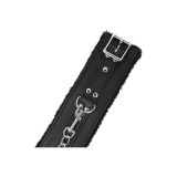 Darkness - Menottes Bdsm Doublées Noires | Vybes.it