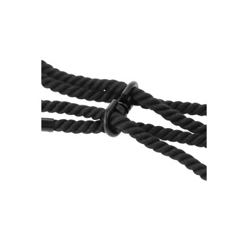 DARKNESS - 100% COTTON ROPE HANDCUFFS OR ANKLE HANDCUFFS - DARKNESS B…