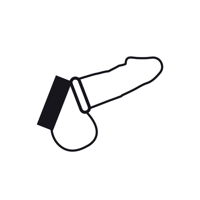 DARKNESS - METAL RING FOR THE PENIS AND TESTICLES - DARKNESS BONDAGE…