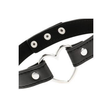 Coquette Chic Desire - Collar Cuero Vegano Accesorio Woman Corazón