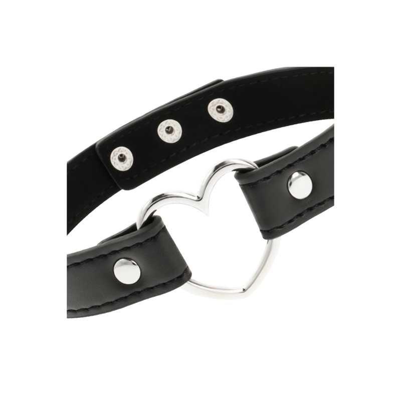 Coquette Chic Desire - Collar Cuero Vegano Accesorio Woman Corazón
