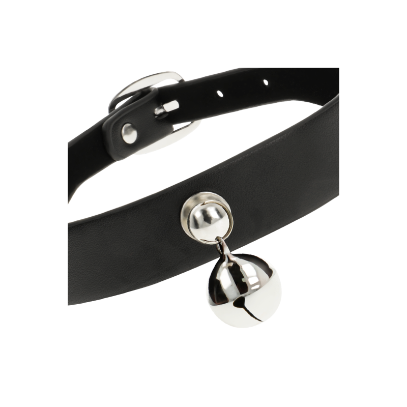 Coquette Chic Desire - Halskette Aus Veganem Leder Für Damen Rassel