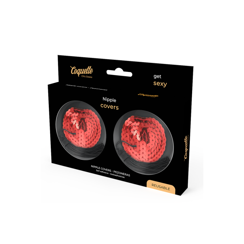 Coquette Chic Desire - Cubre Pezones Rojo | Vybes.it