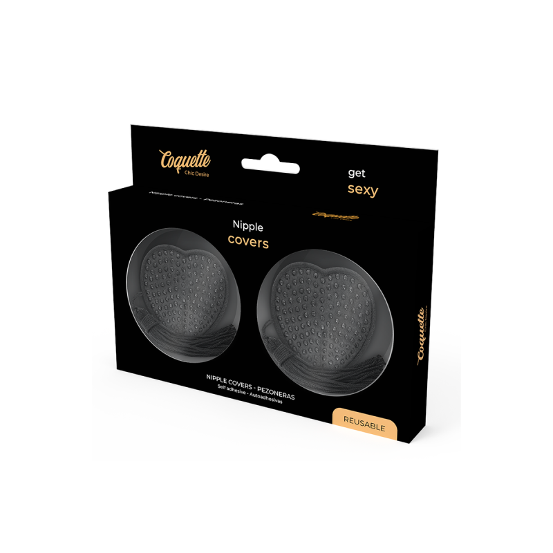 Coquette Chic Desire - Cubre Pezones Negro | Vybes.it
