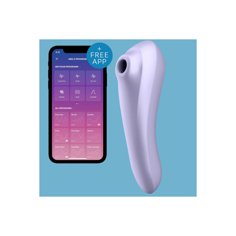 Satisfyer - Dual Pleasure Air Pulse Violeta | Vybes.it