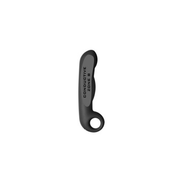Electrastim - Ovid Silicone Negro Dildo | Vybes.it