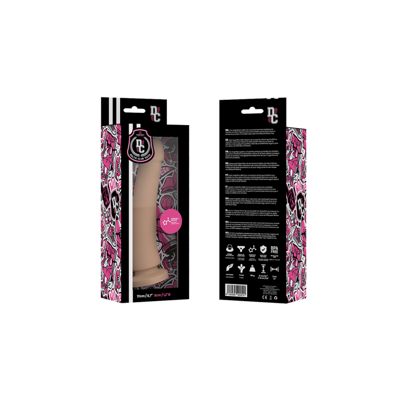 Delta Club - Toys Dildo Natürliches Medizinisches Silikon 17 Cm - O