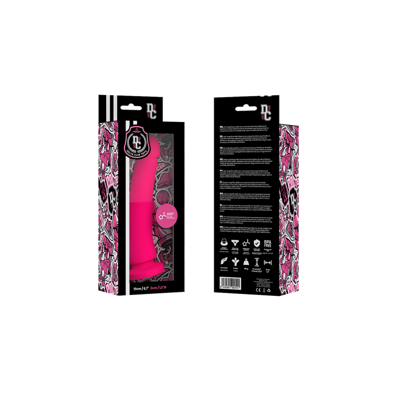 Delta Club - Dildo Realista Rosa Silicona Medica 17 Cm - O - 3 Cm |