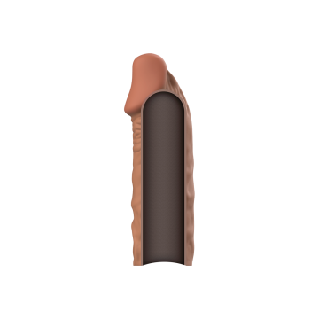 Virilxl - Extensión De Pene Liquid Silicone V5 Marrón | Vybes.it