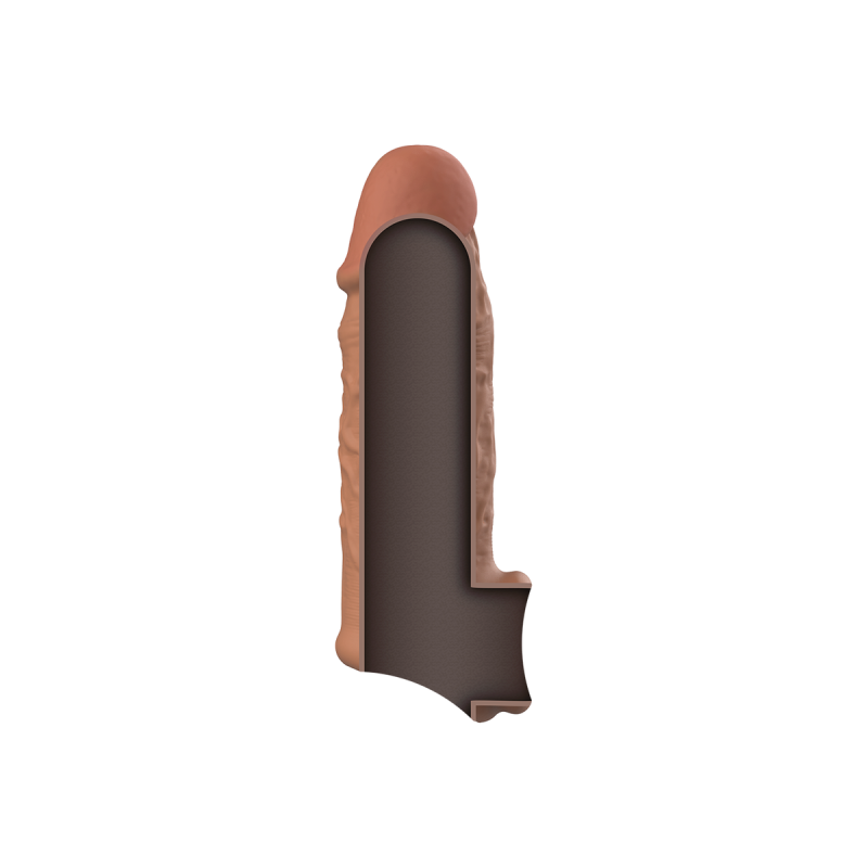 Virilxl - Extensión De Pene Liquid Silicone V7 Marrón | Vybes.it