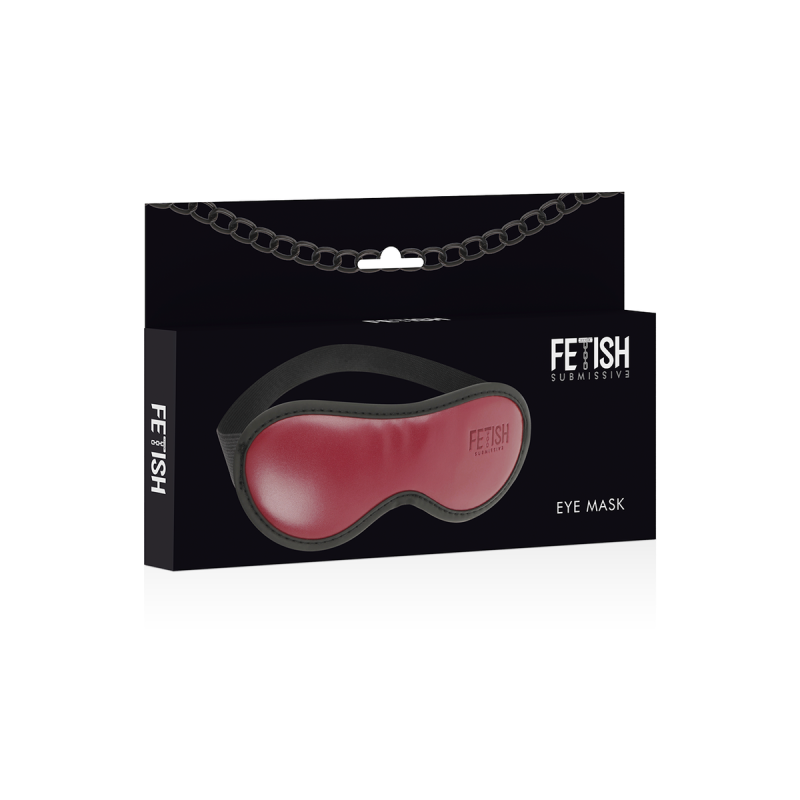 FETISH SUBMISSIVE DARK ROOM - VEGANE LEDERMASKE MIT NEOPRENFUTTER - G…