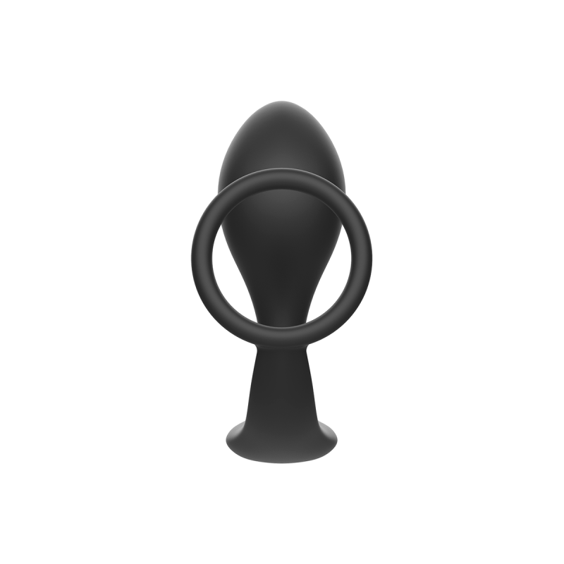 Addicted Toys - Plug Anal Con Anillo Silicona Negro | Vybes.it