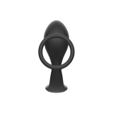 Addicted Toys - Plug Anal Con Anillo Silicona Negro | Vybes.it