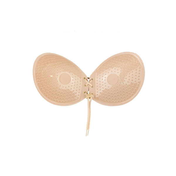 BYE-BRA - SUJETADOR ADHESIVO ENTRELAZADO BEIGE COPA C