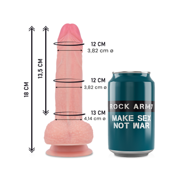 Rockarmy - Silicone Liquide Premium Mustang Réaliste 18 Cm - O