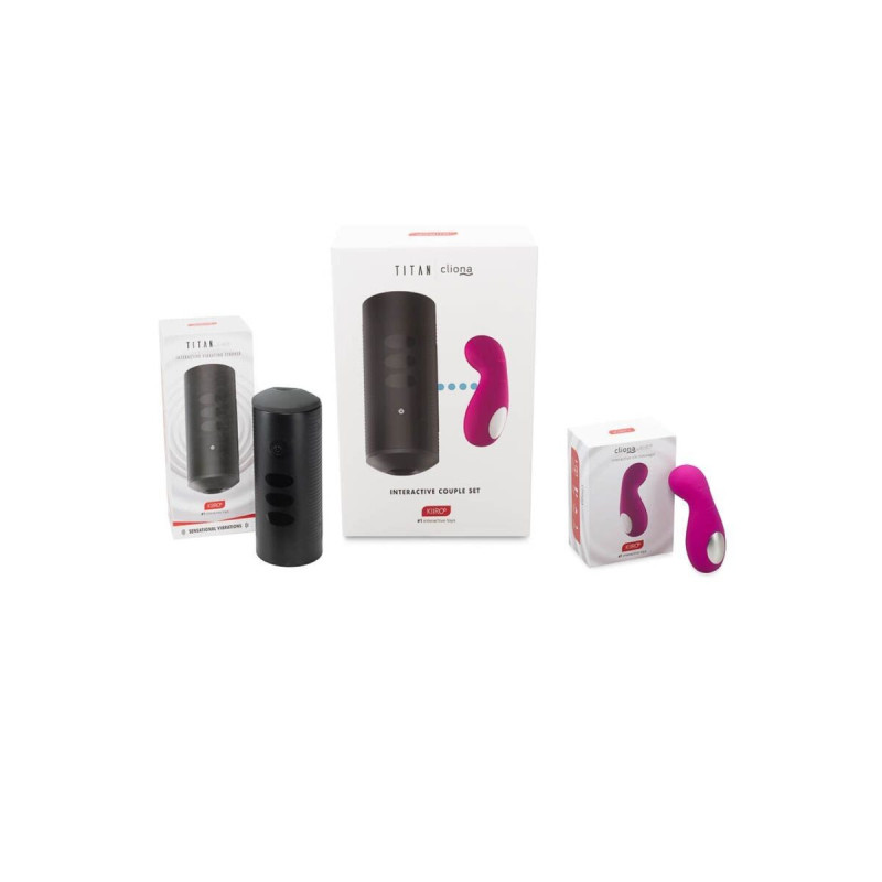 Kiiroo - Titan Y Cliona Set Parejas Lila | Vybes.it