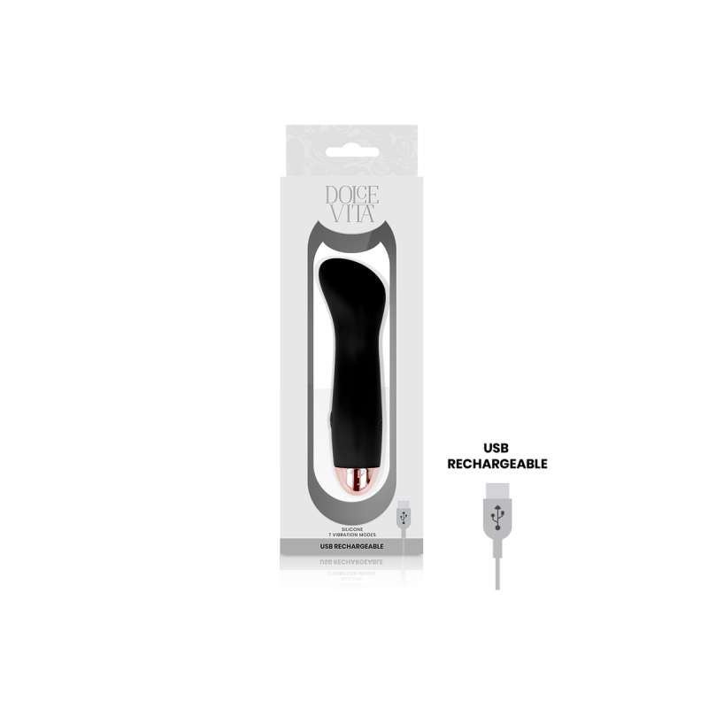 Dolce Vita - Vibratore Ricaricabile One Black 10 Velocità | Vybes.it