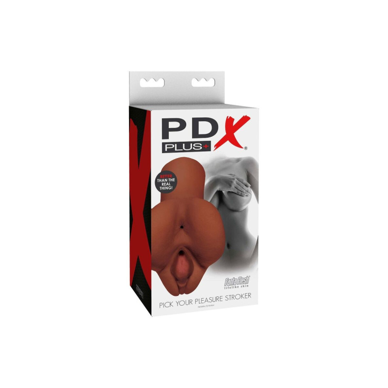 Pdx Plus - Pick Your Pleasure Masturbador Doble Marrón | Vybes.it