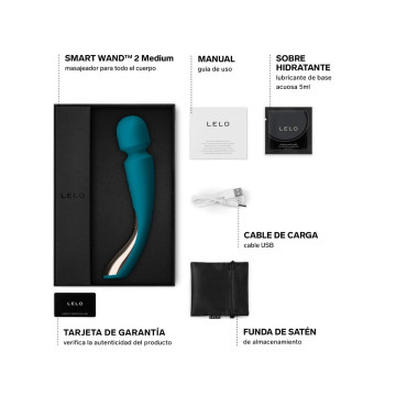 Lelo - Massaggiatore Smart Medium Wand 2 Aqua | Vybes.it
