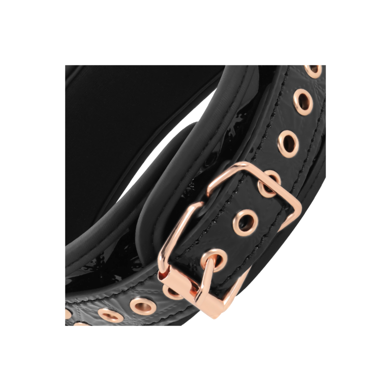 Begme - Black Edition Collar Con Cadenas Y Pinzas Pezones Con Forro
